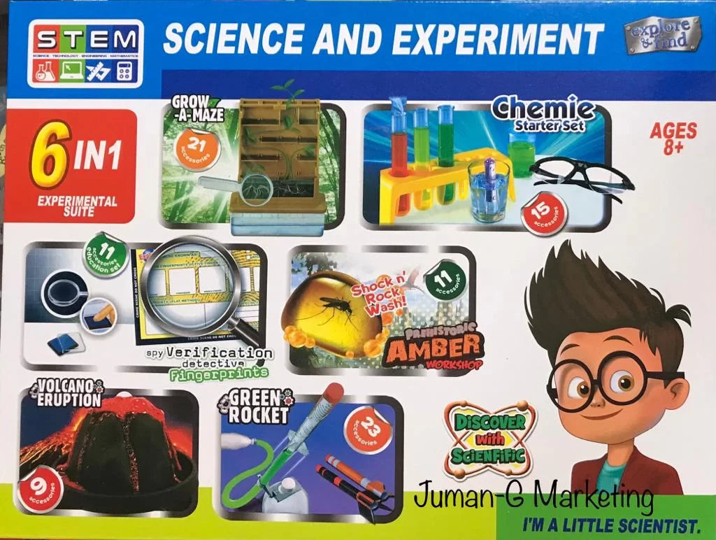 STEM- science and experiment 6in1