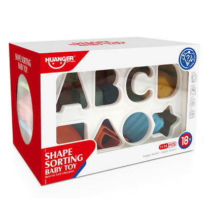 HUANGER- shape sorting baby toy