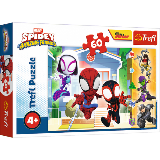TREFL- puzzle 60 pièces Spidey amazing friends