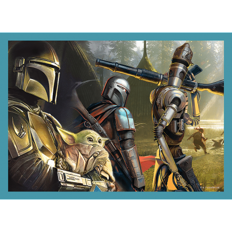 TREFL- puzzle 4en1 StarWar Mandalorian