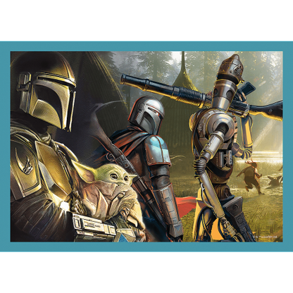 TREFL- puzzle 4en1 StarWar Mandalorian