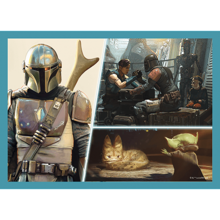 TREFL- puzzle 4en1 StarWar Mandalorian