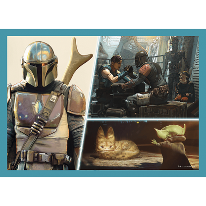 TREFL- puzzle 4en1 StarWar Mandalorian