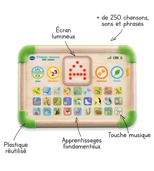 vtech- tablette éducatif abc nature