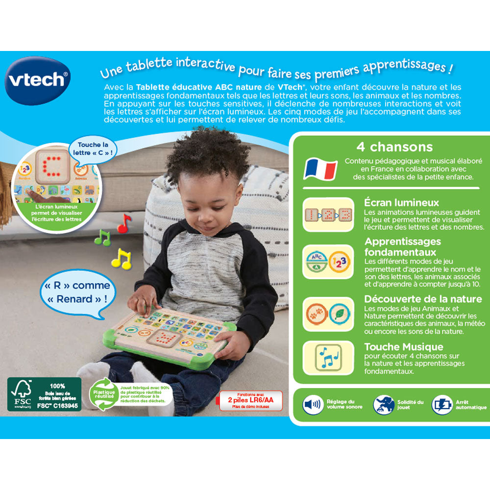 vtech- tablette éducatif abc nature
