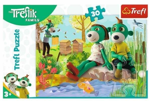 TREFL- puzzle 30 pièces the TREFLIK family
