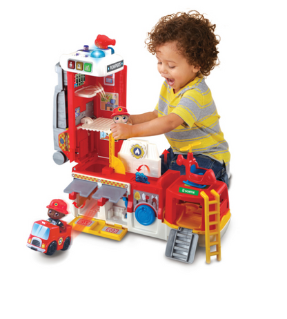 vtech-tutu copain: super camion caserne des pompiers 2en1