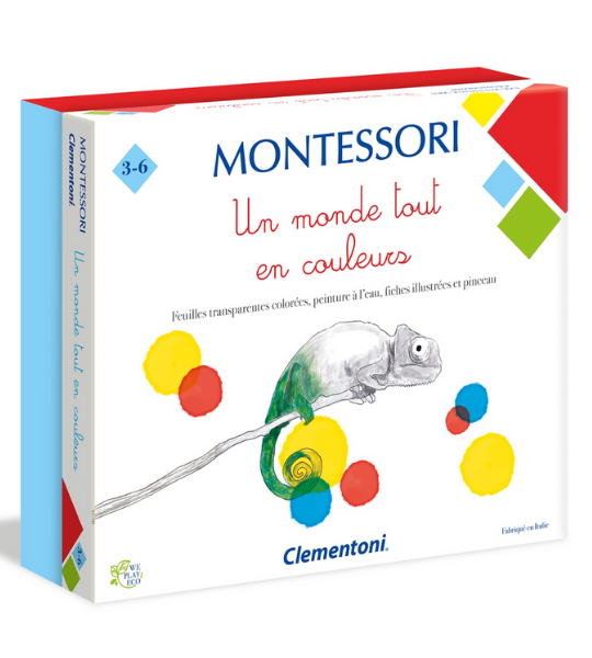 Clementoni – Coffret Montessori : “Un Monde Tout en Couleurs”