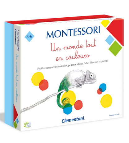 Clementoni – Coffret Montessori : “Un Monde Tout en Couleurs”