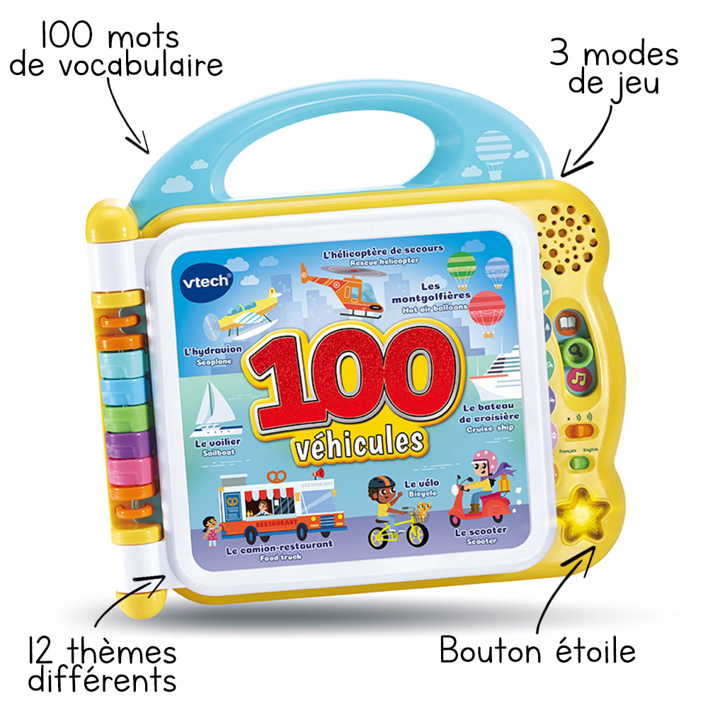 vtech- mon imagier des 100 vehicules