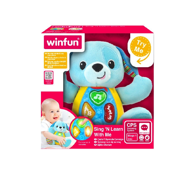 WIN FUN- sing'N learn: petit doudou bleu