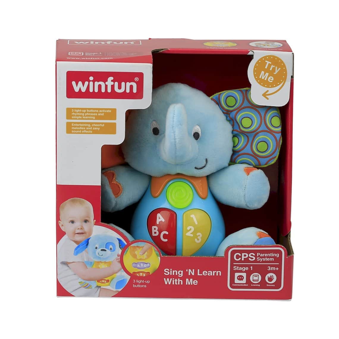 WIN FUN- sing'N learn: petit éléphant bleu
